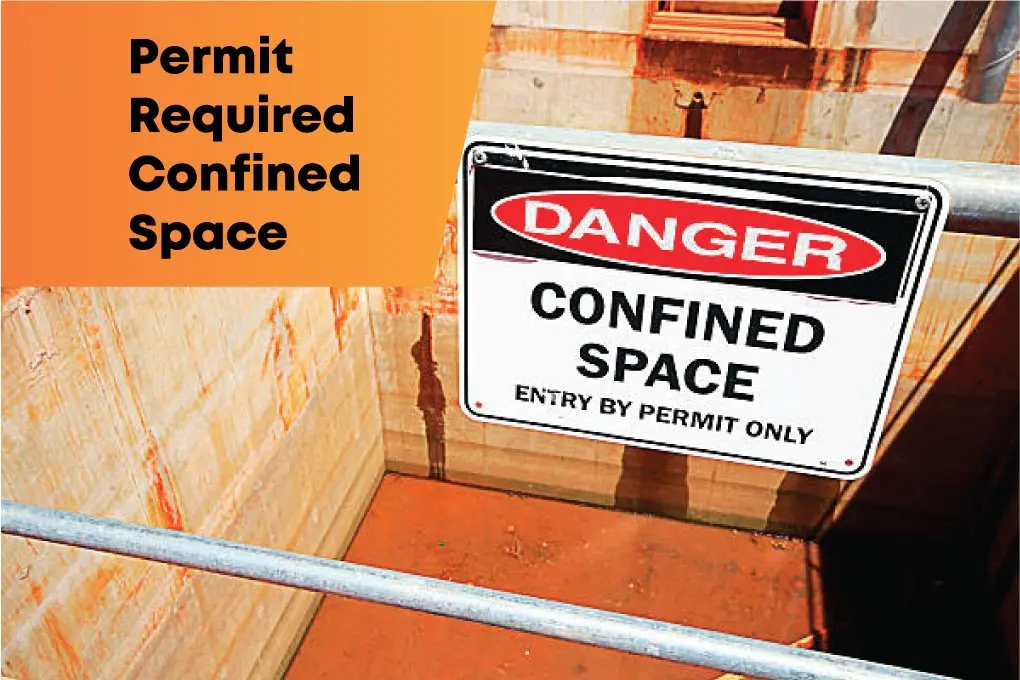 Worker undergoing 8-hour permit-required confined space entry training